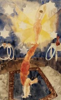 Charles Demuth. Two Acrobats in Red Tights, 1917. BF736. Collection of the Barnes Foundation, Philadelphia 