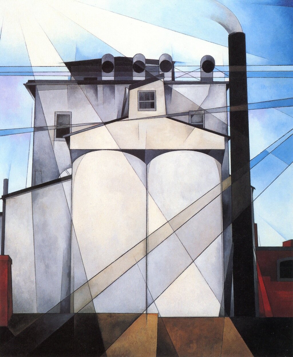  Charles Demuth,  My Egypt , 1927, Whitney Museum of American Art, NY. Purchase, with funds from Gertrude Vanderbilt Whitney, 31.172  