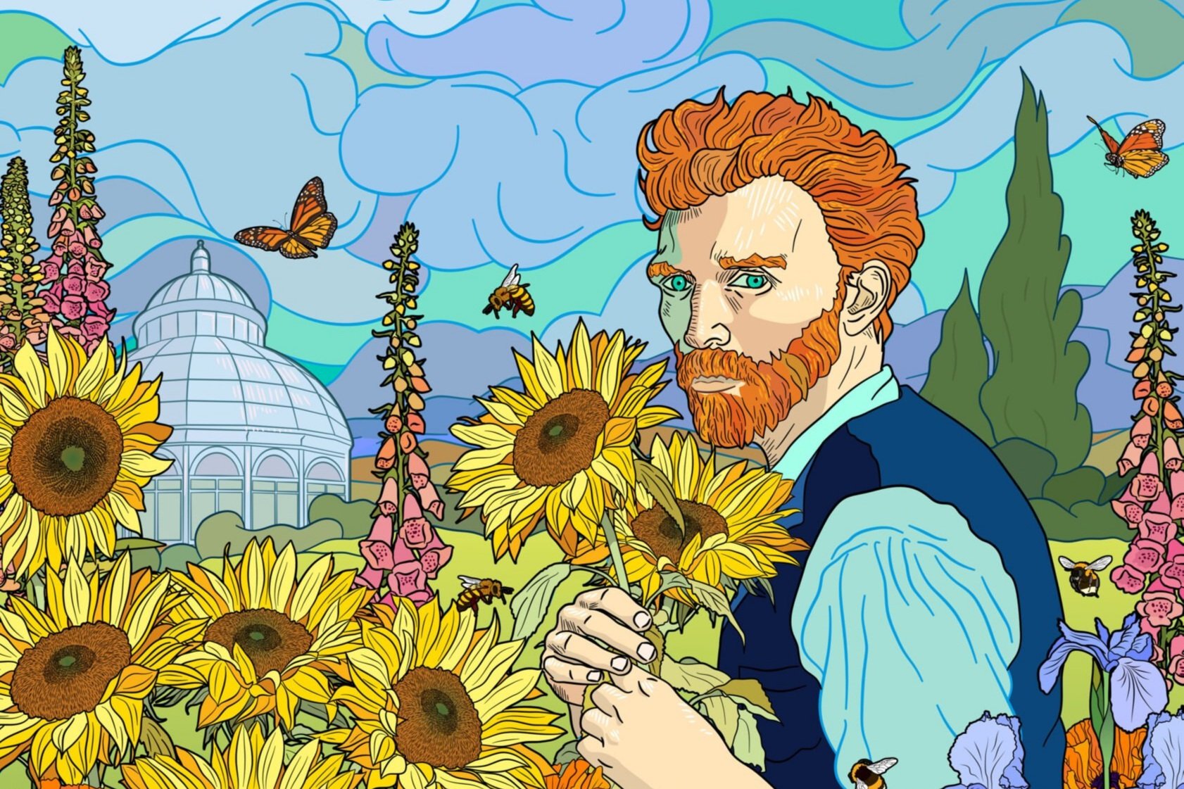 Bus Trip Excursion: Van Gogh's Flowers at the New York Botanical Garden