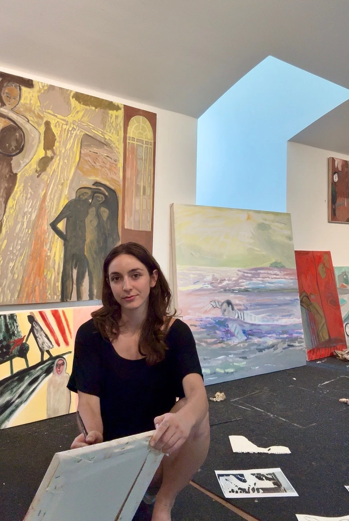 Ana Neifeld in the Studio