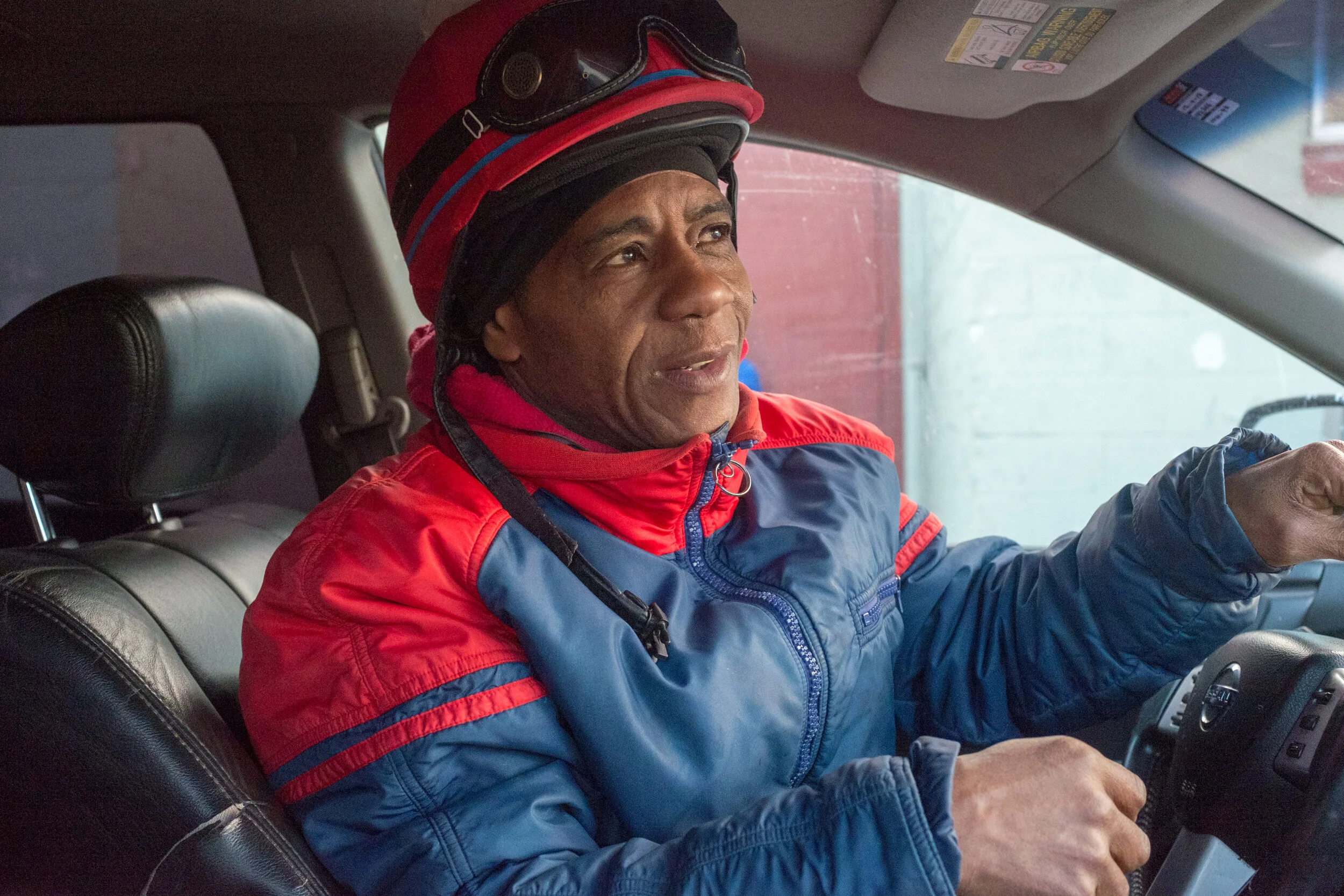 Howard Wolliaston is a jockey and started riding horses in his hometown in Jamaica. He has been riding at Aqueduct Racetrack since 1990, though during the summer he rides elsewhere, including near the Fingerlakes.