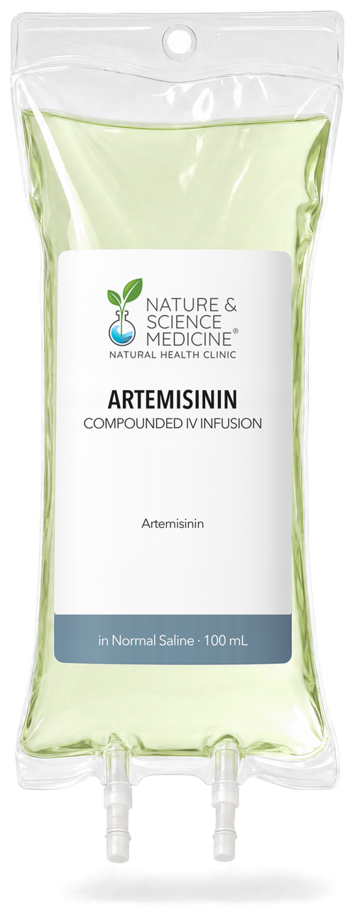 Artemisinin IV bag, compounded at Nature & Science Medicine