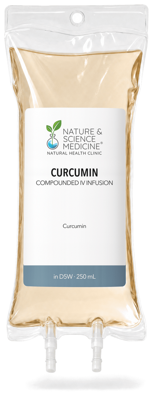 Curcumin IV bag, compounded at Nature & Science Medicine