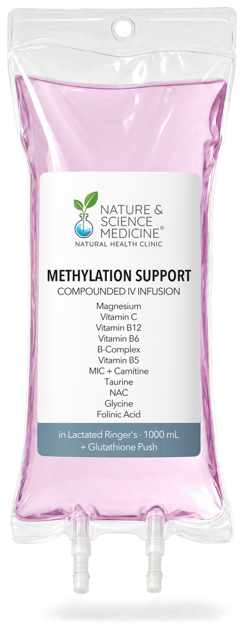 Methylation Support IV bag, compounded at Nature & Science Medicine