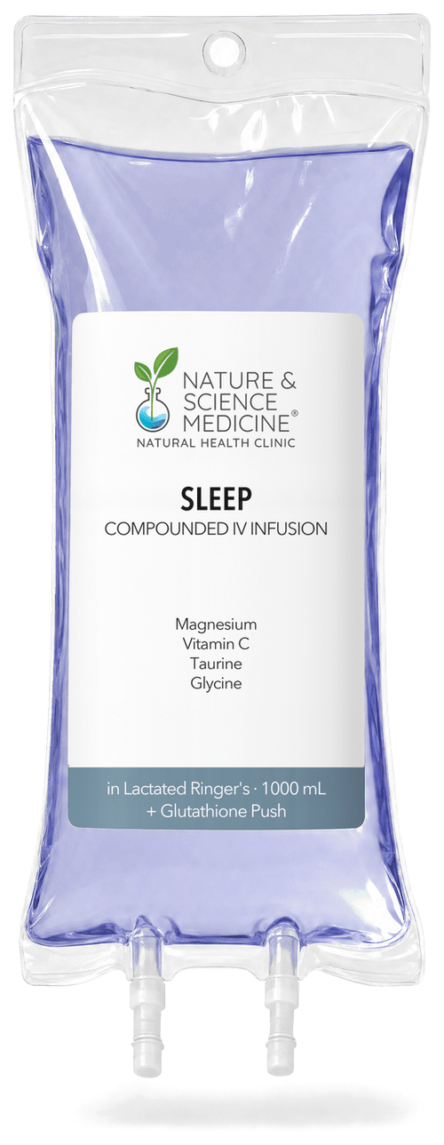 Sleep IV bag, compounded at Nature & Science Medicine