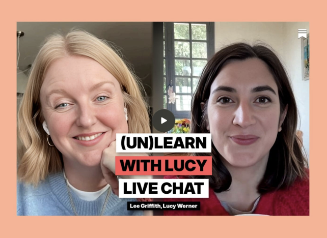 (Un)learn with Lucy - live chat