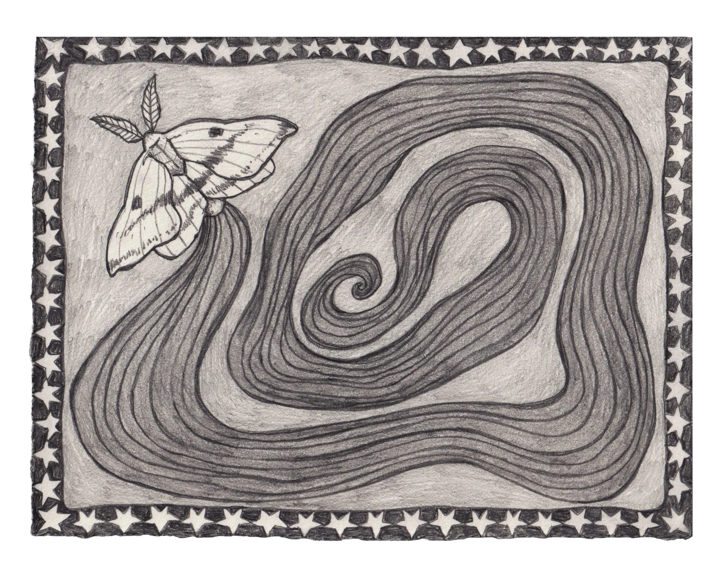 A Moth Carrying the River