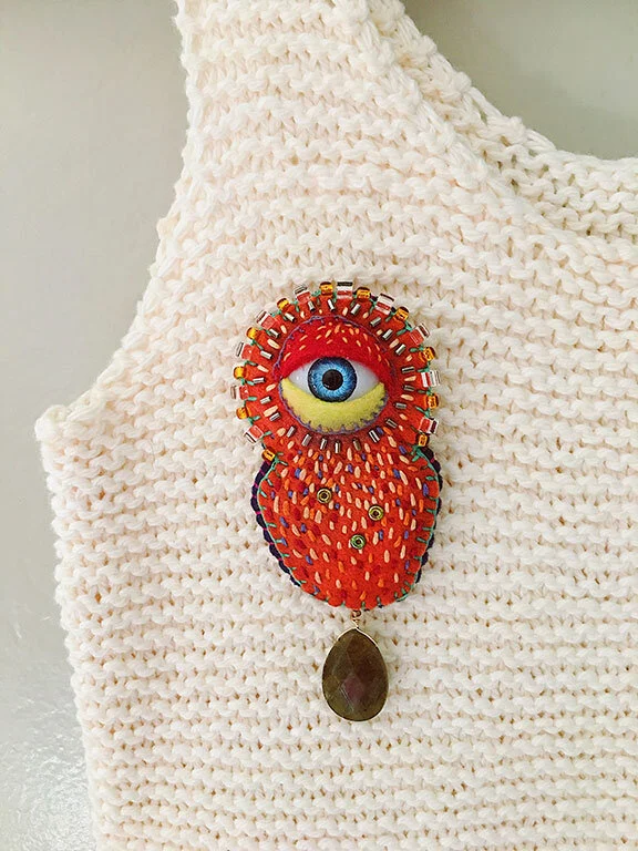 Monster Brooch