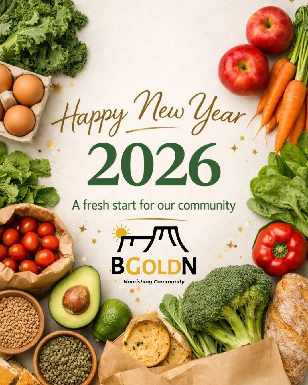 🎉✨ Happy New Year from all of us at BGOLDN! ✨🎉 As we step into 2026, we&rsquo;re filled with gratitude for our incredible community and the difference we&rsquo;ve made together. 💛 This year, we&rsquo;re excited to continue our mission to ensure ev