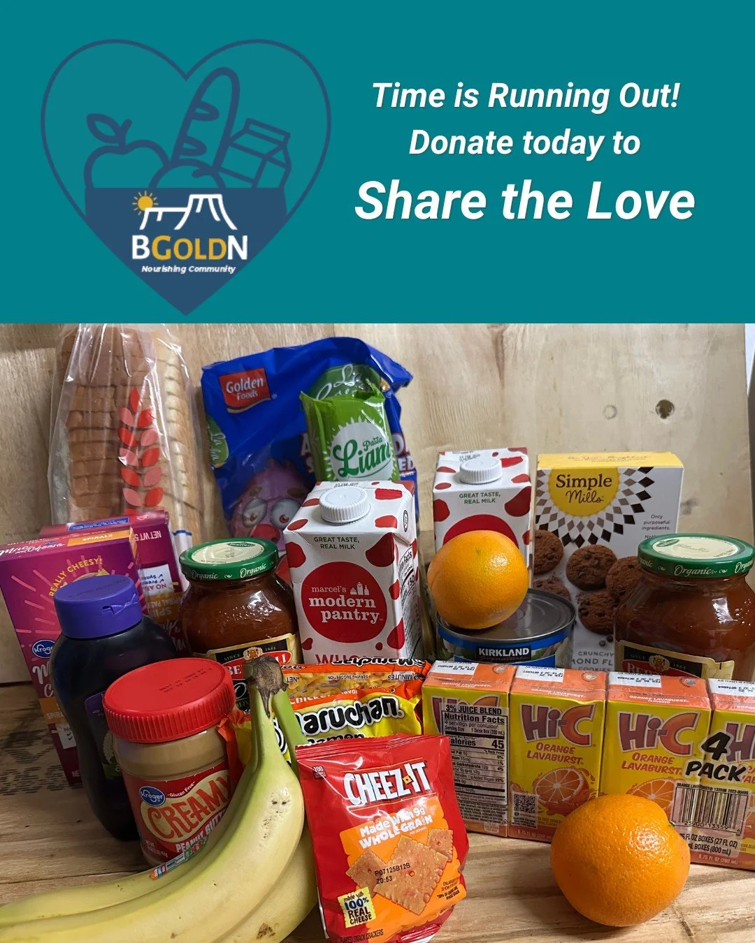 Only 48 hours left to #ShareTheLove! Families are facing rising costs and food insecurity right now. Your gift helps keep food on the table.
🔗Link in bio 
go.bgoldn.org/sharethelove26 💛