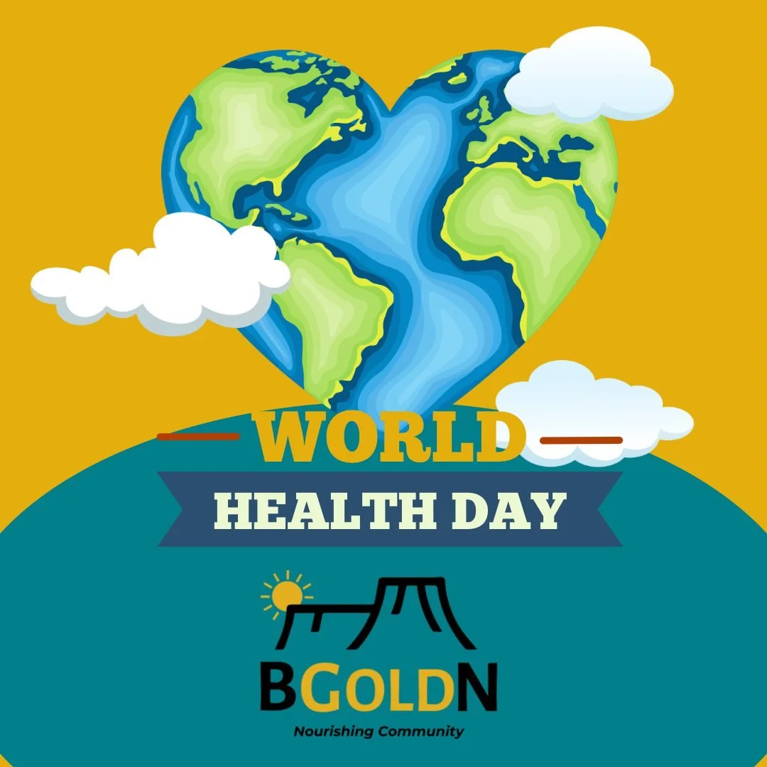 🌍 Today is World Health Day. Health starts with access to nourishing food. At BGOLDN, we work every day to ensure our neighbors have access to fresh, nutritious foods that support strong bodies, growing minds, and thriving families.

Because no one 