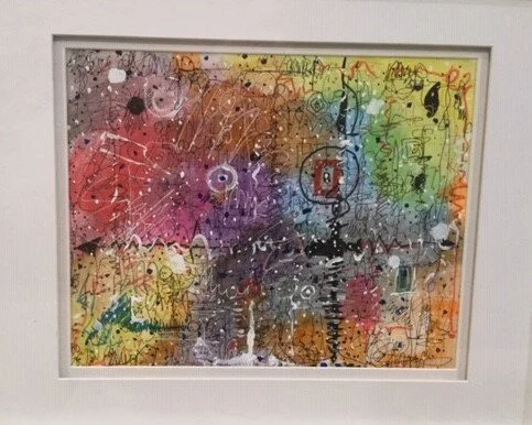 "Not A Clue" / 16x20 Framed $225
8x10 Unframed $200
Acrylic & Ink on Canvas Board