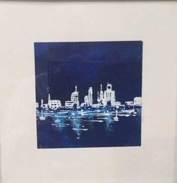 "City Night" / 6x8 / $100 Framed
5x7 / $85 Unframed
Acrylic on Canvas Board