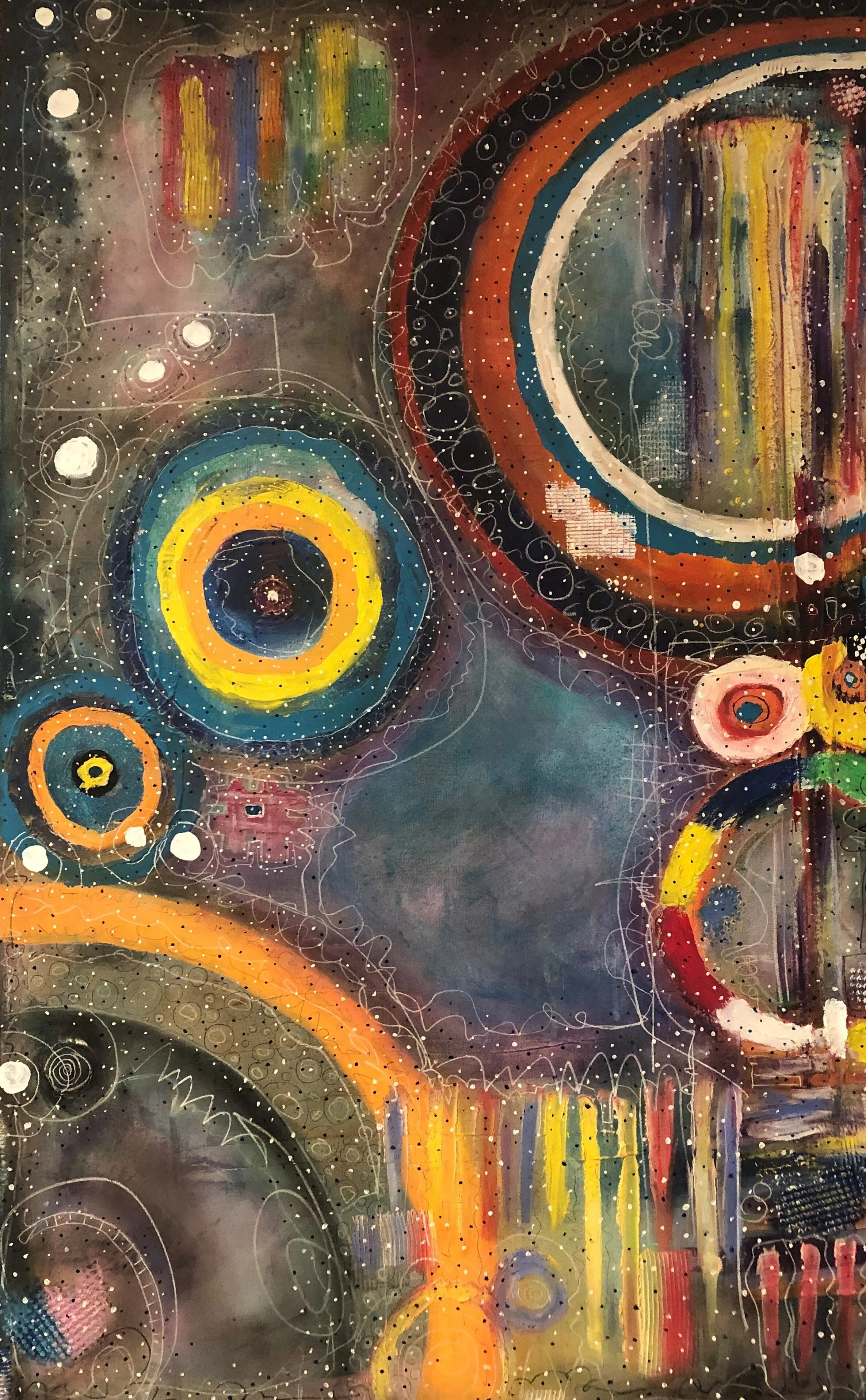 "The 60's" / 30x48 / $450.00
Acrylic on Canvas