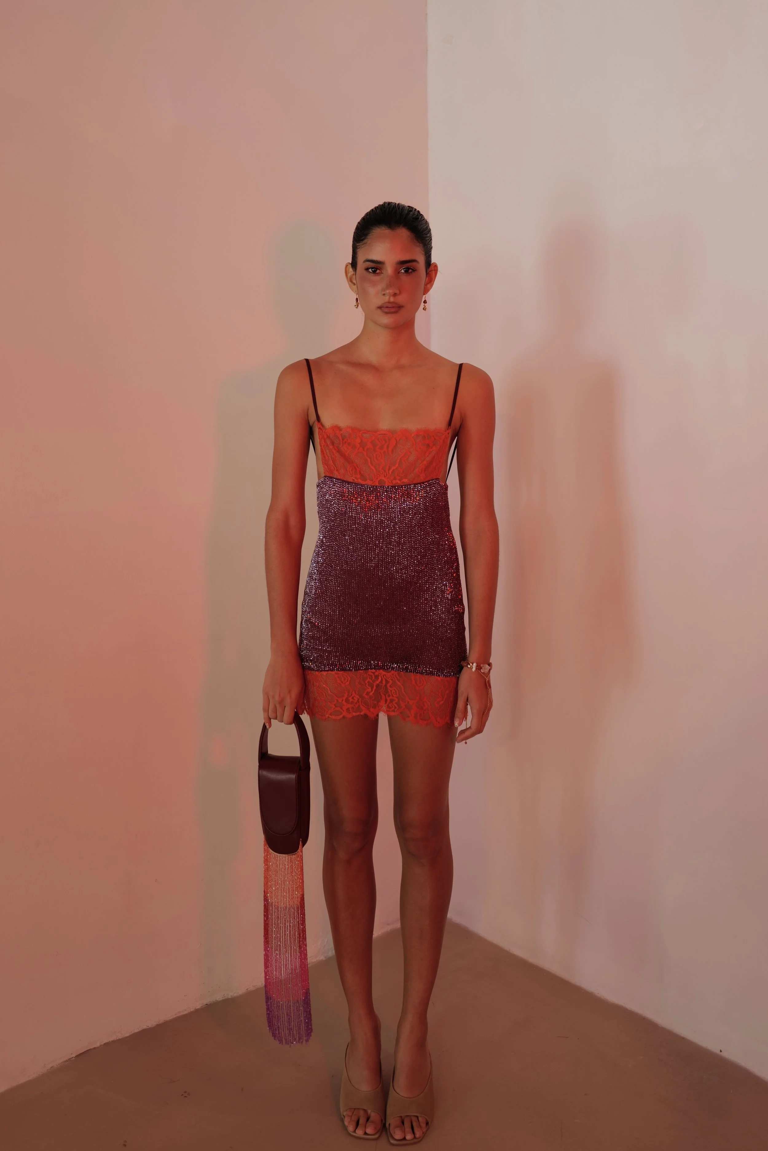 Lover's Sunset short dress