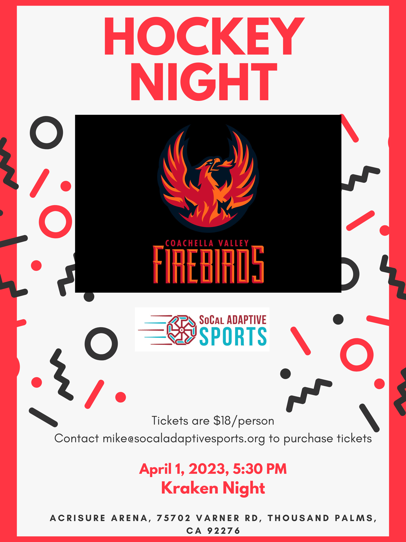 CV Firebirds Hockey Game