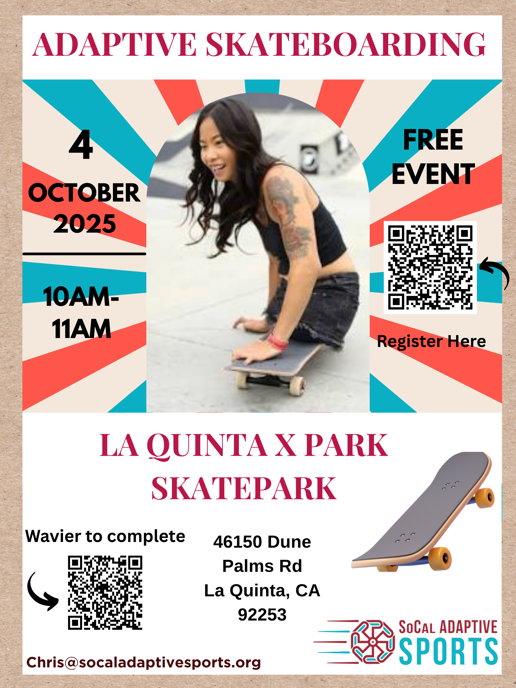 La Quinta Adaptive Skateboarding