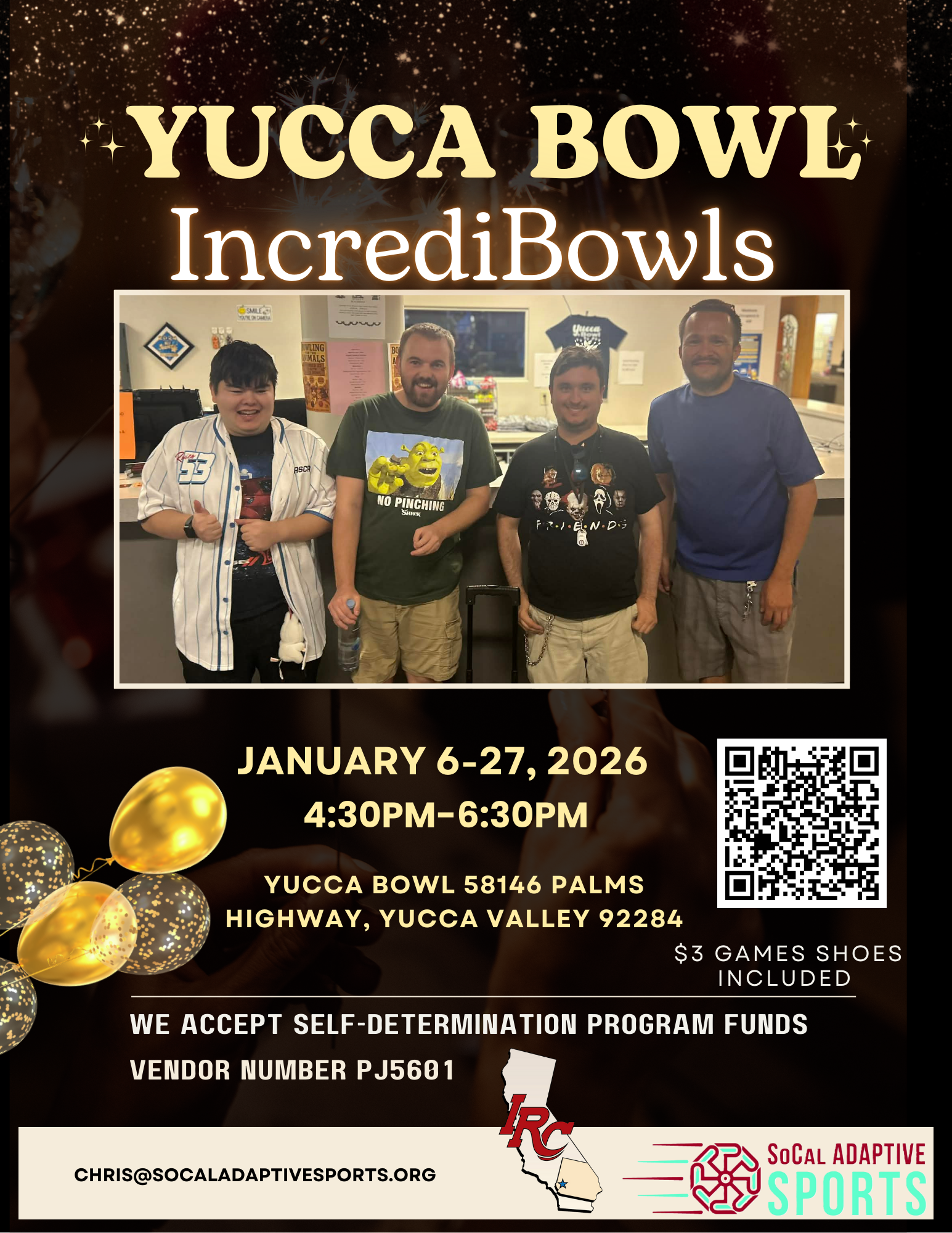 Bowling at yucca every Tuesday January