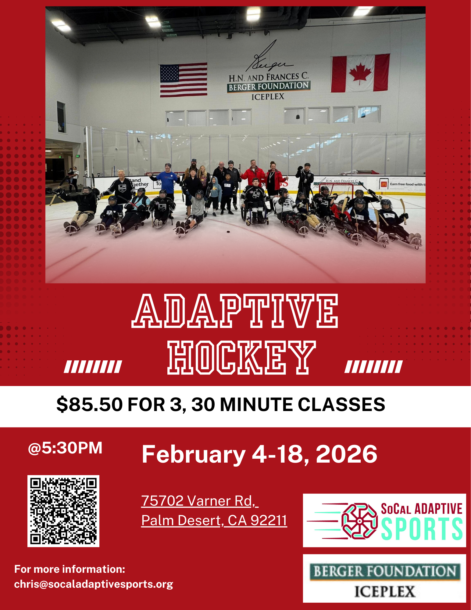 Adaptive Hockey February