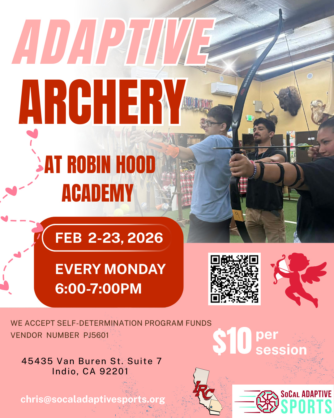 Adaptive archery February