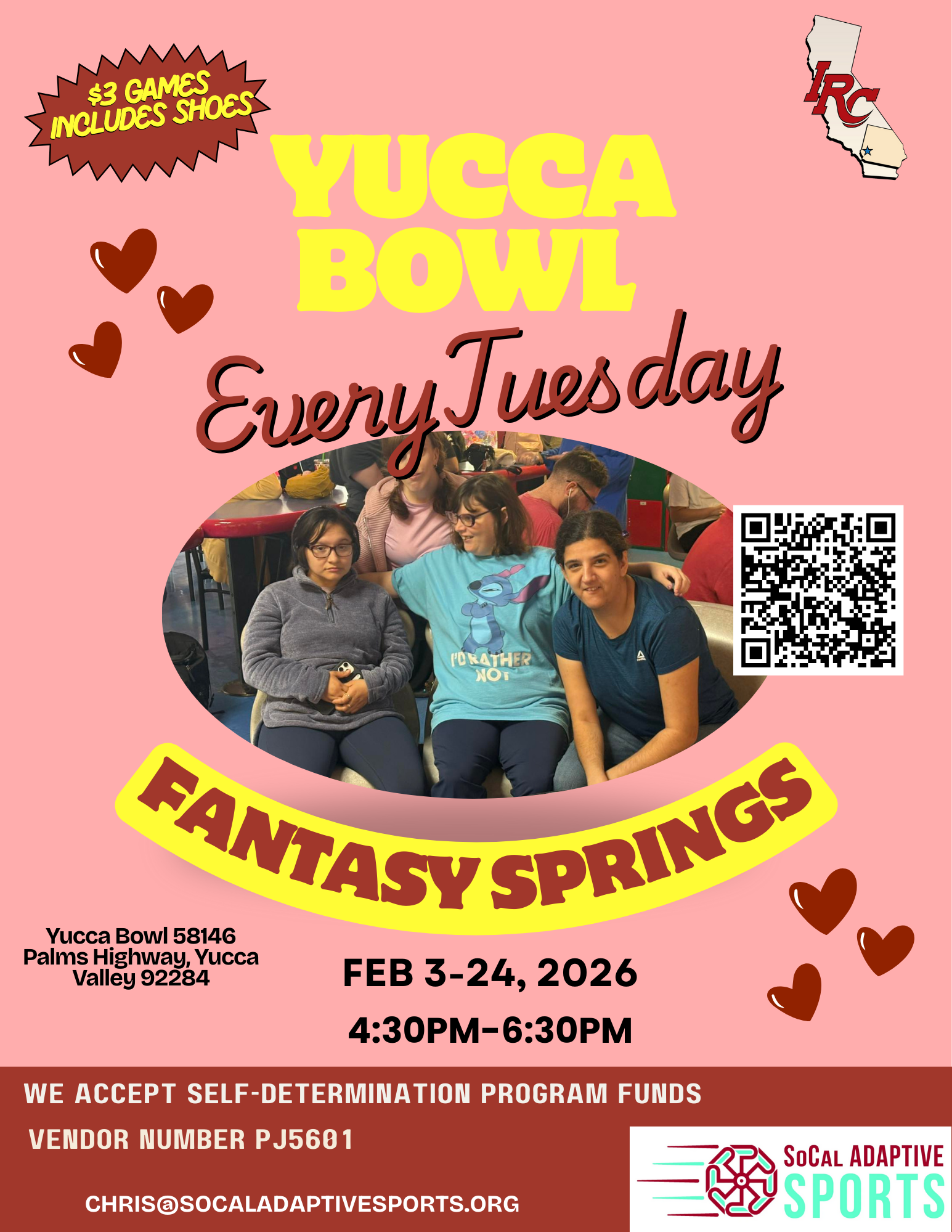 Bowling at yucca February