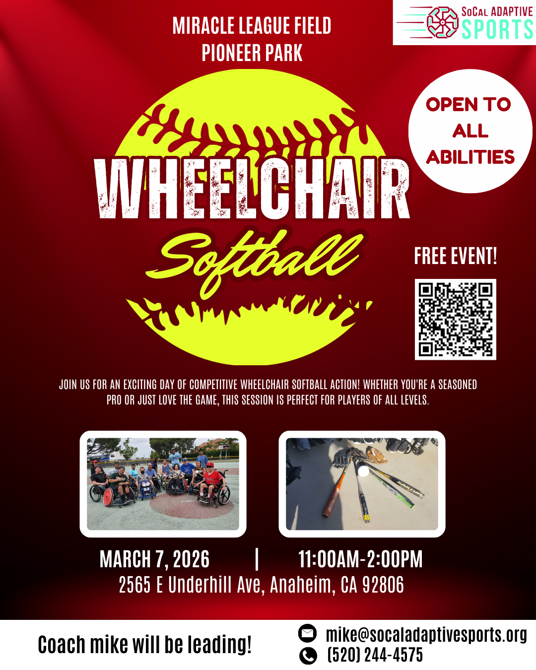 Wheelchair Softball Anaheim