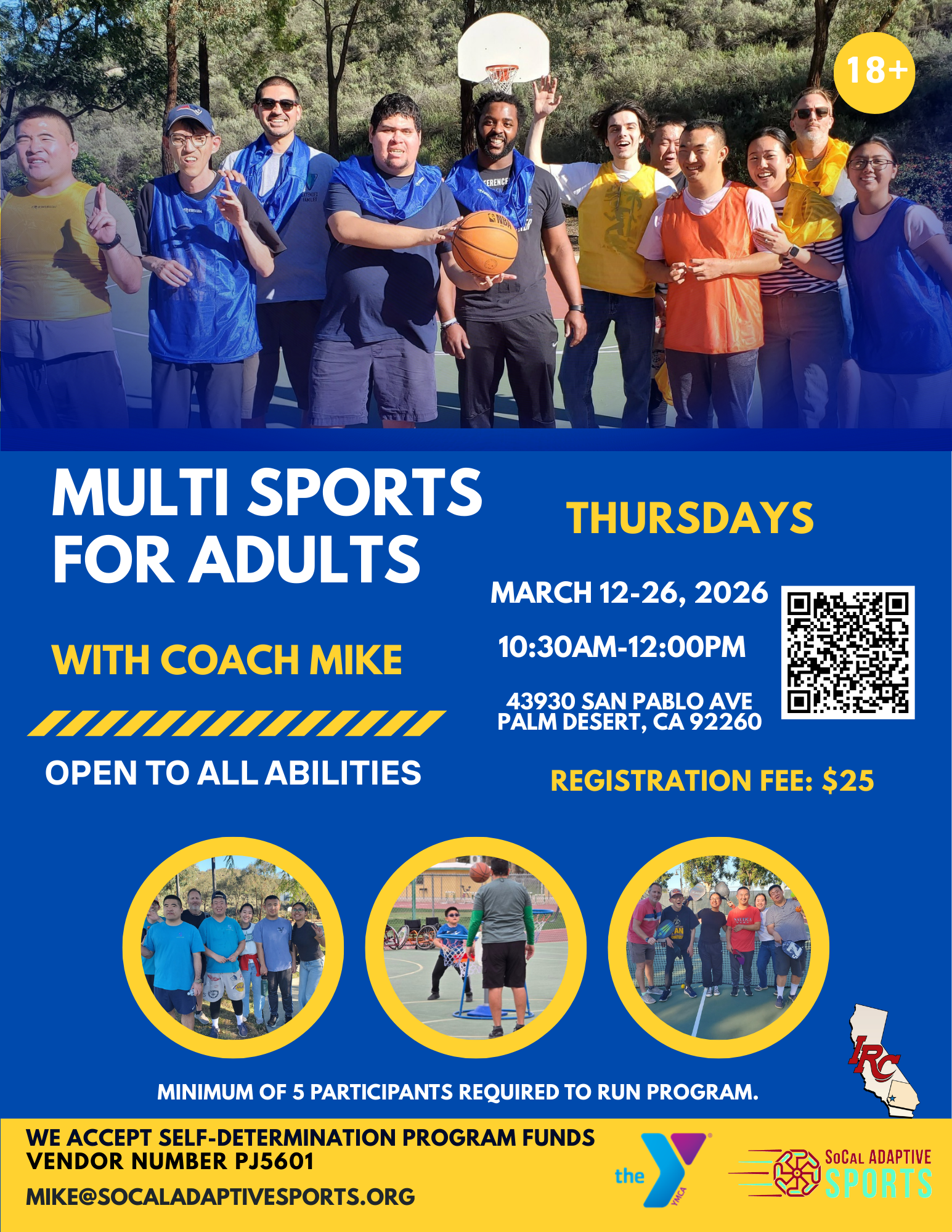 Multi Sports For Adults March