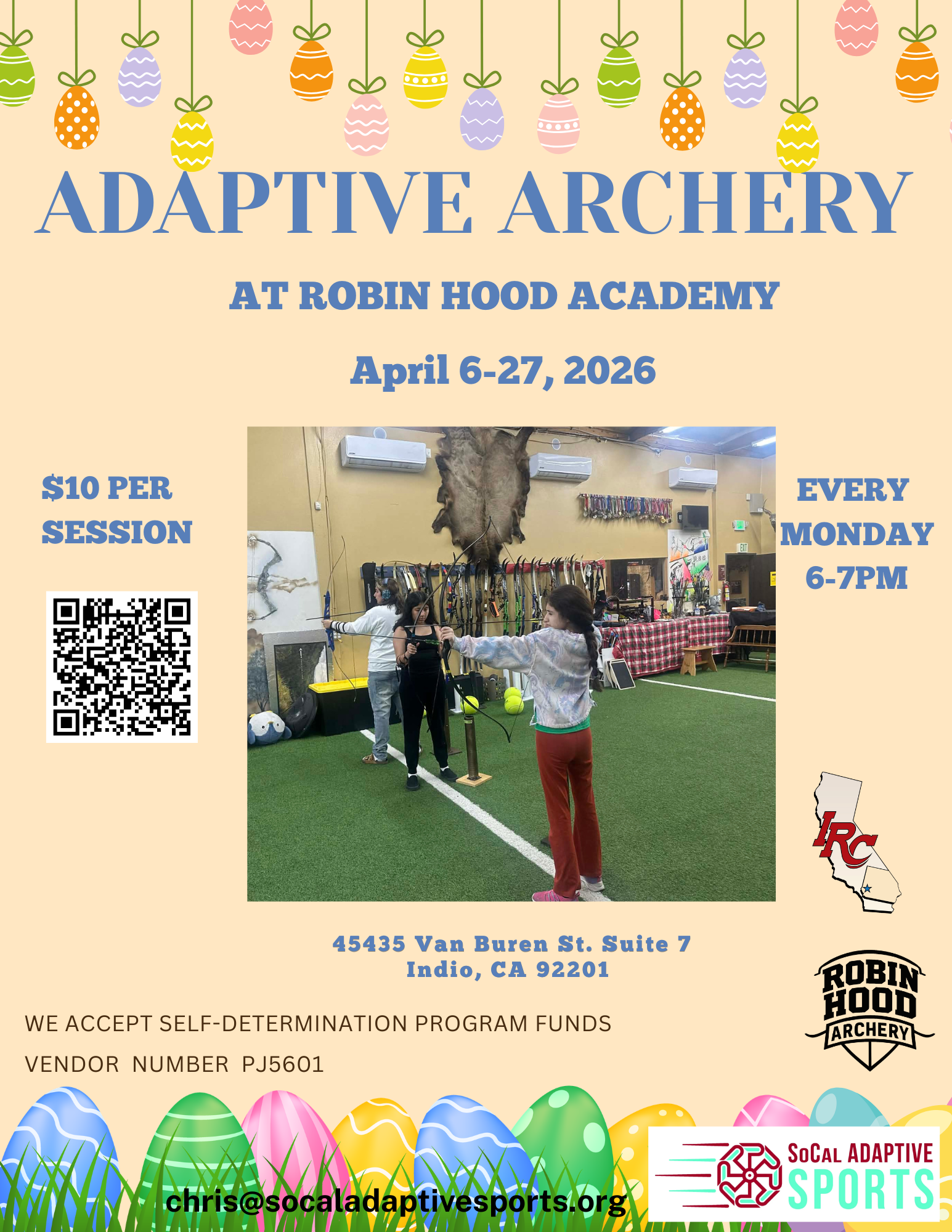 Adaptive archery april