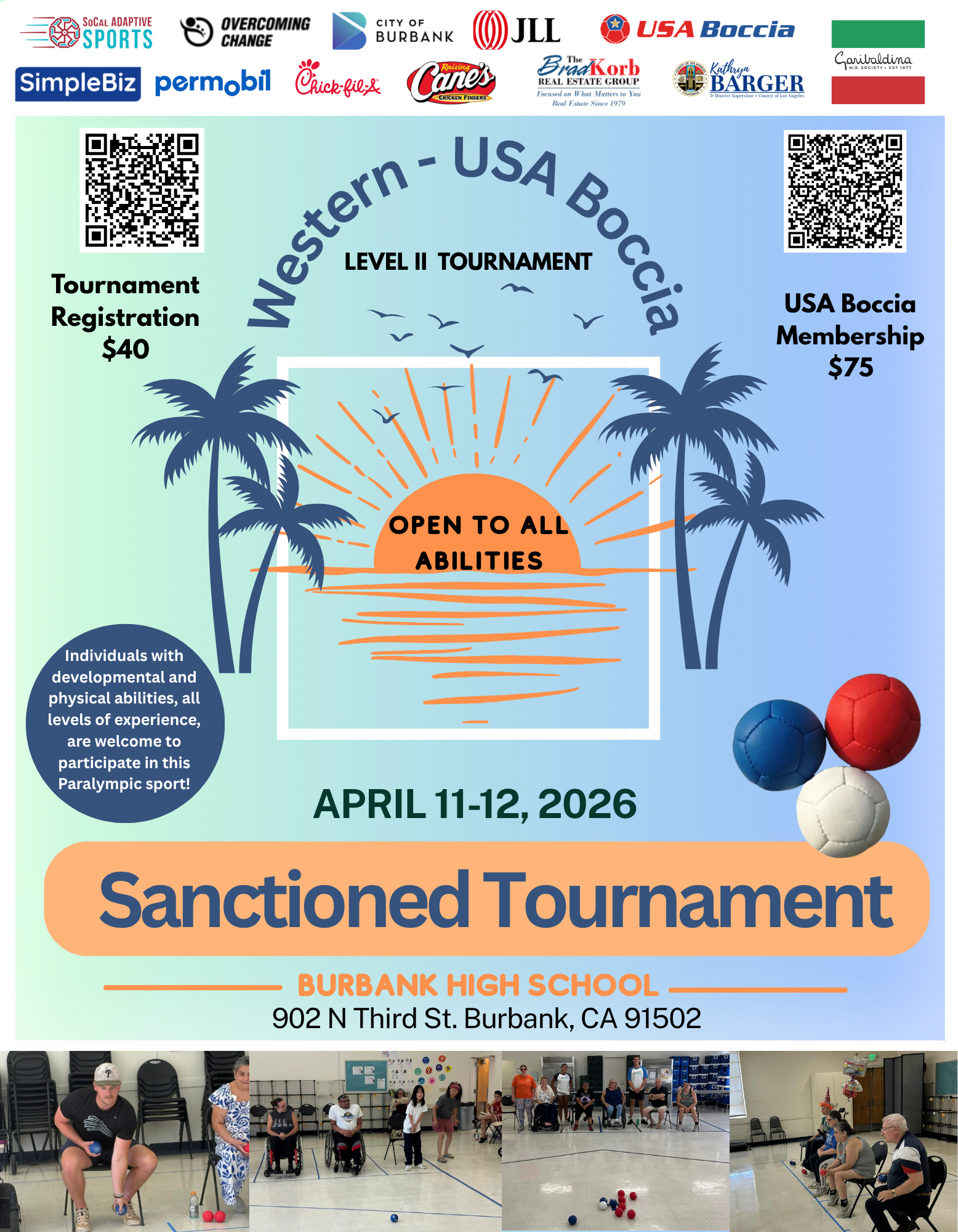 Western Regional Boccia Tournament 2026