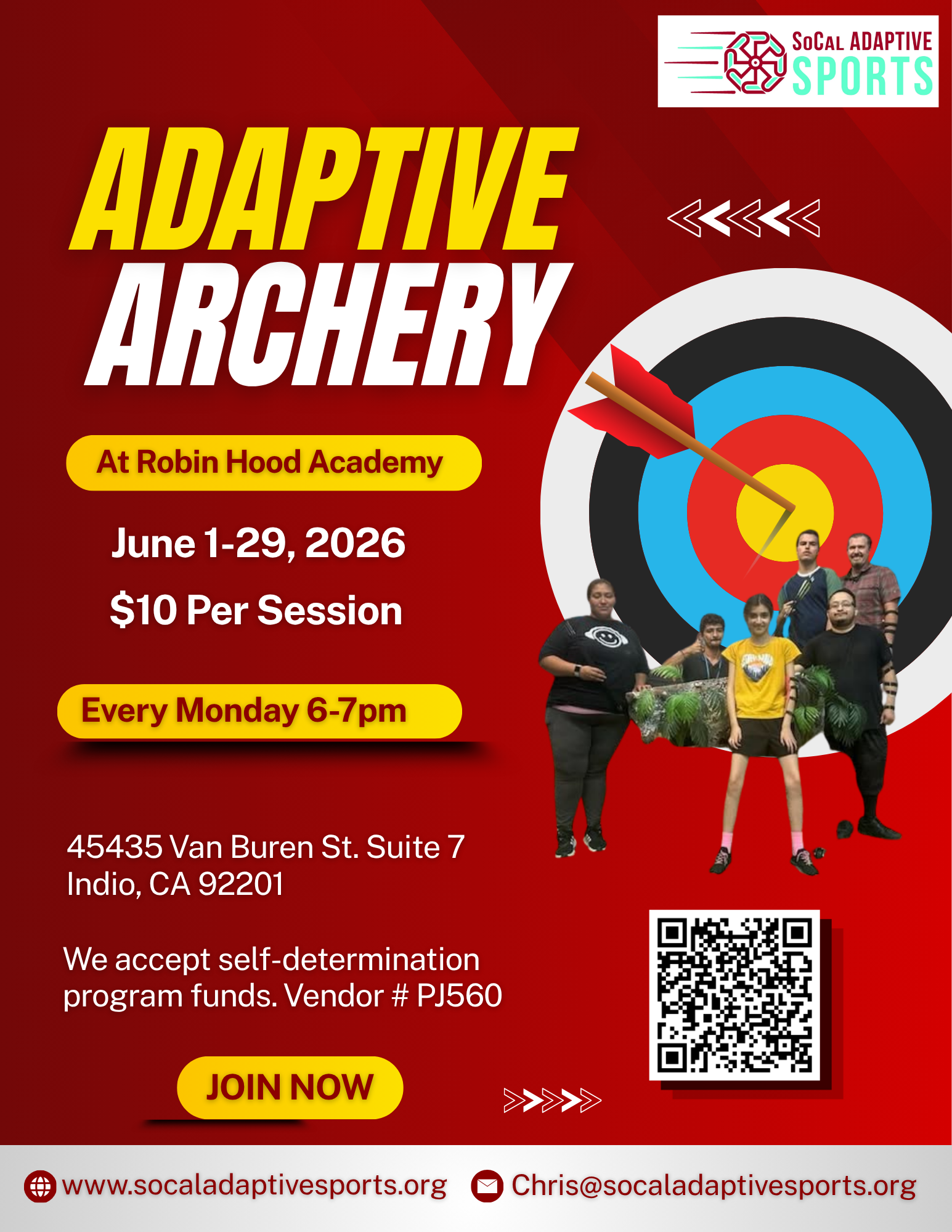 June Adaptive archery 