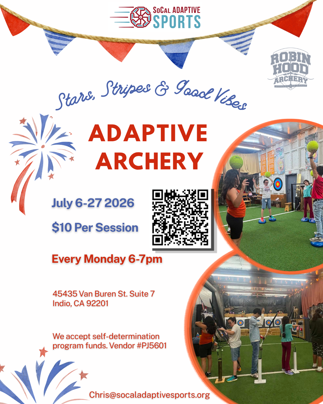 July Adaptive archery 