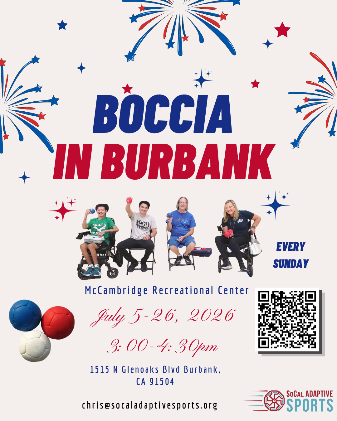 July Burbank Boccia