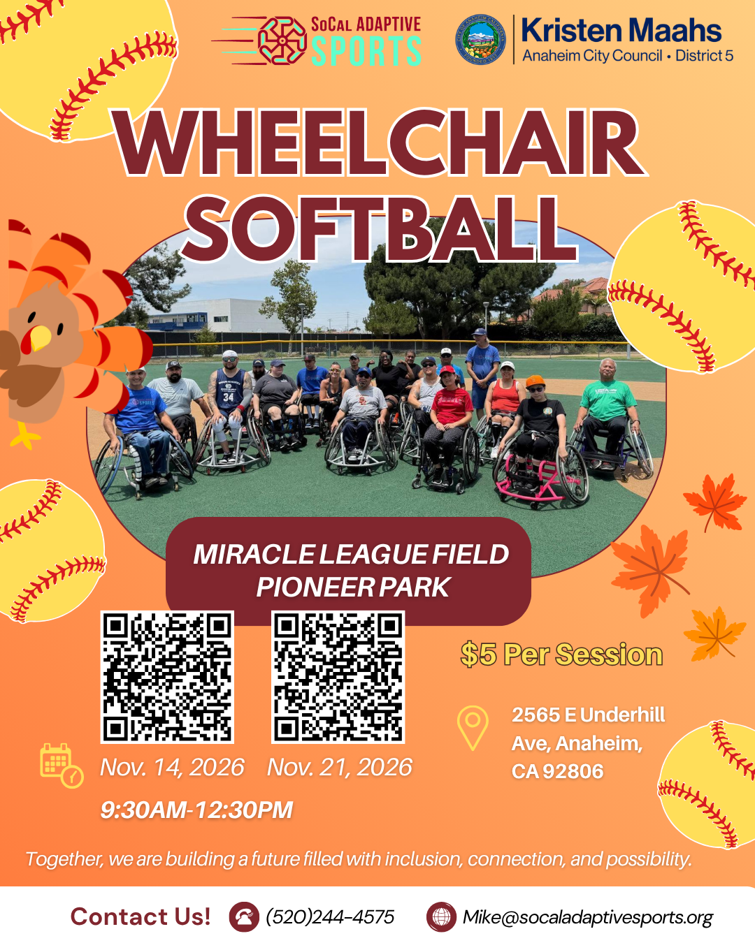 November Wheelchair Softball 