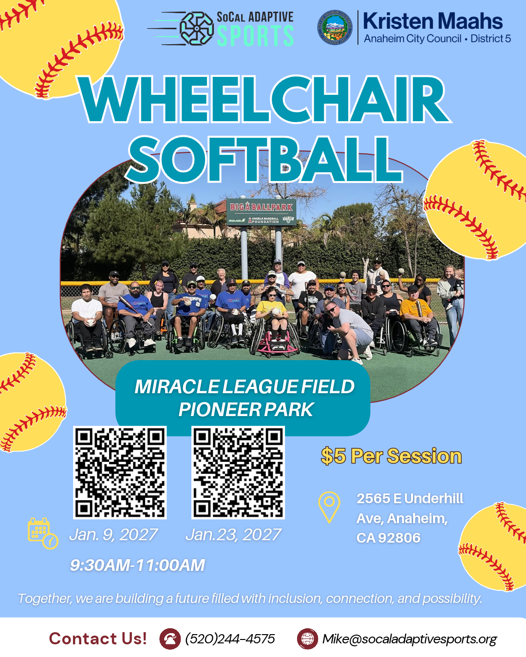 January Wheelchair Softball 