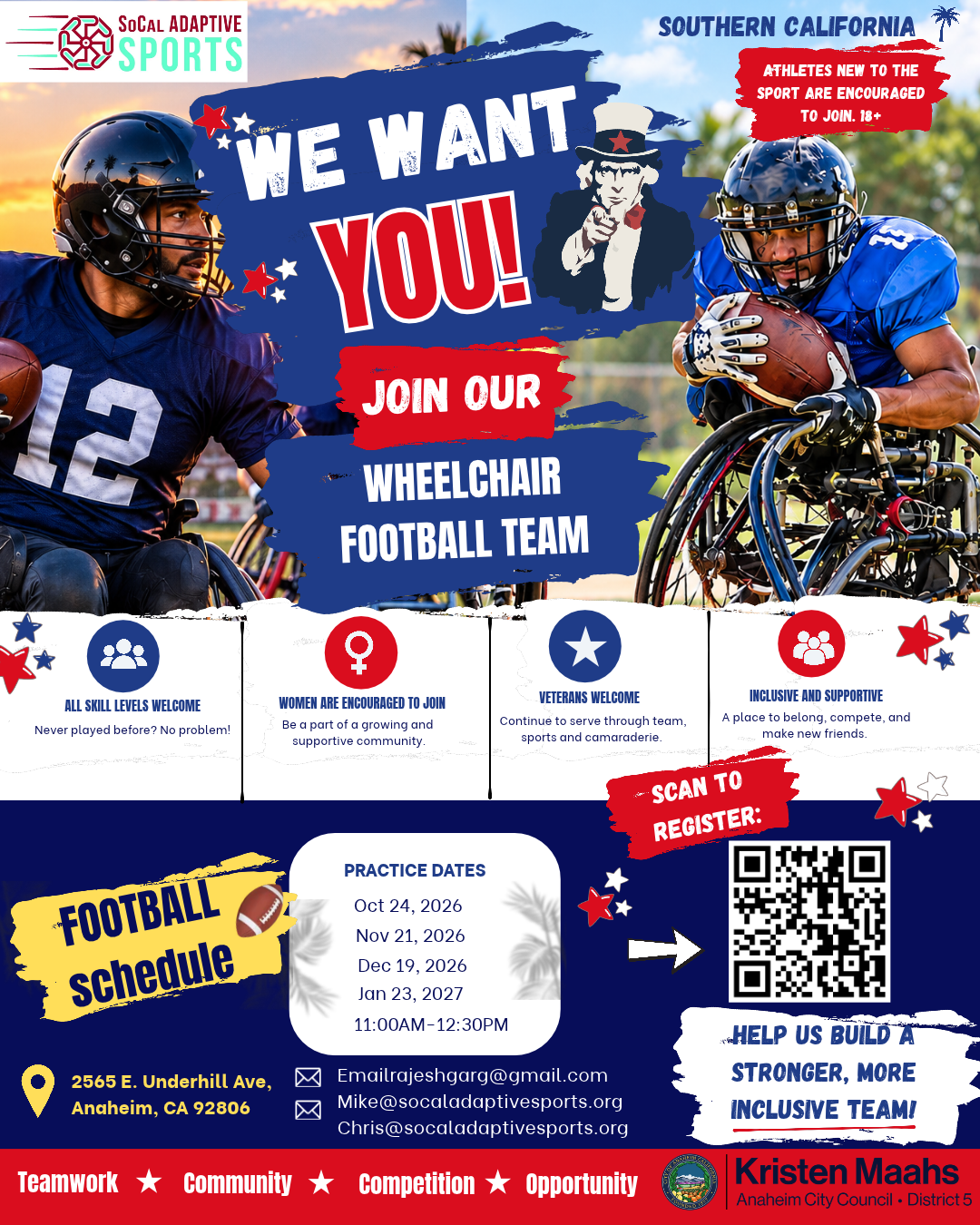 Wheelchair Football Team 