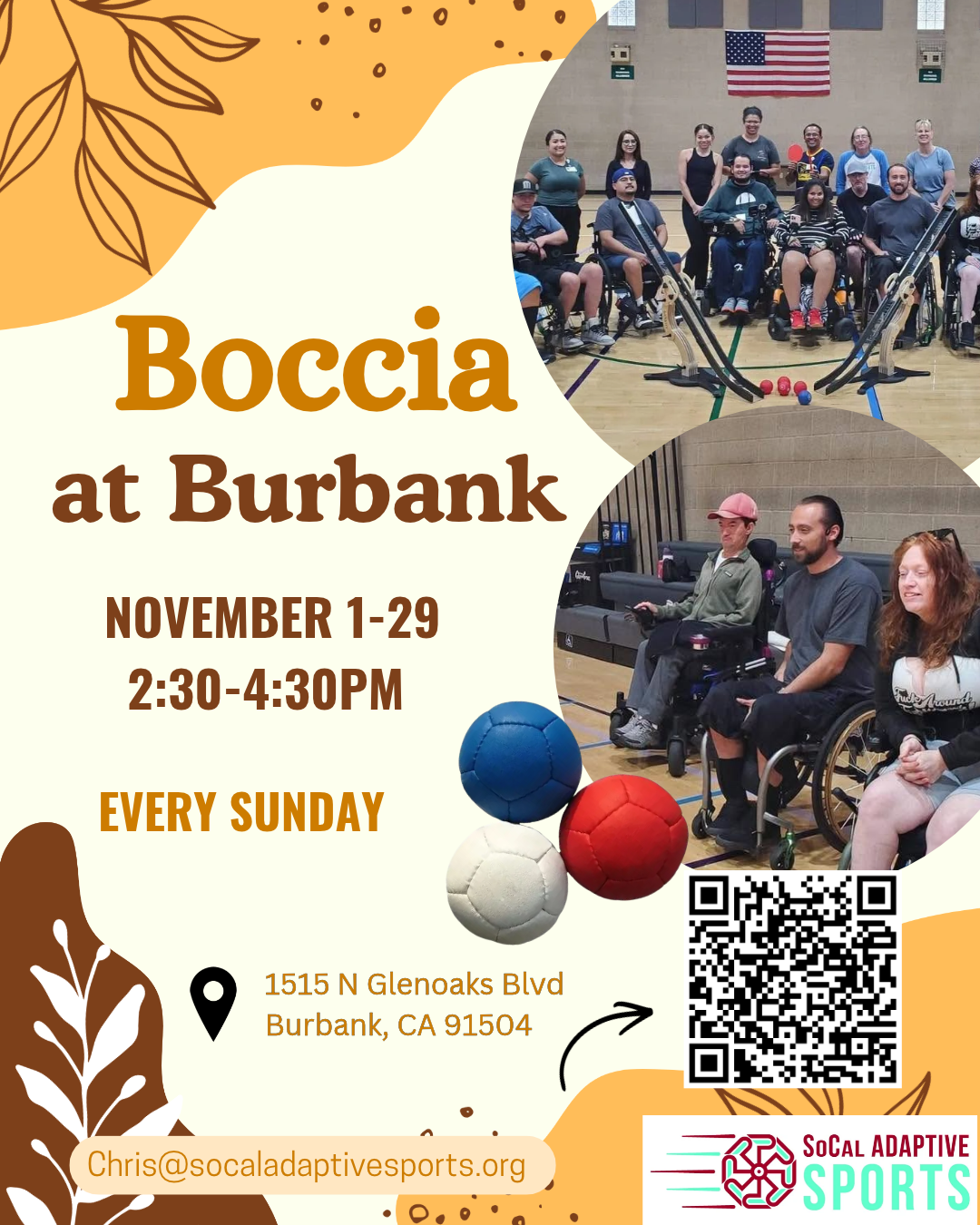 November Burbank Boccia 