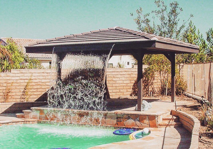 #throwbackthursday || Lets talk backyards and outdoor living. Your backyard is where you should feel most at home. Pools and barbecues are where memories are created. H2O specializes in creating a relaxing oasis for you, your family and friends. || W