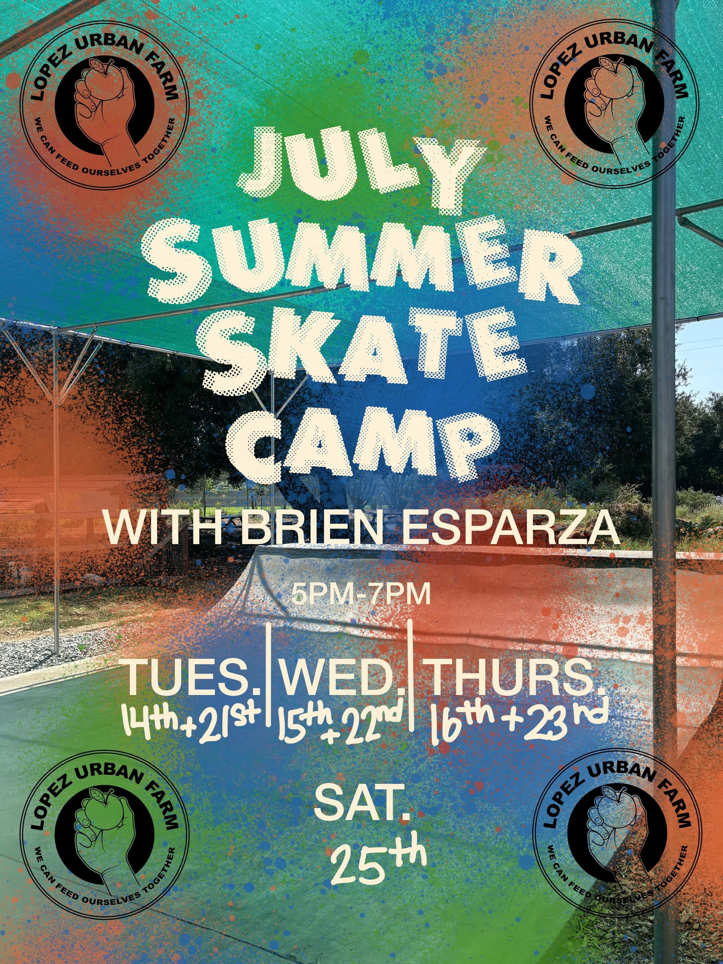 Summer Skate Camp (2 WEEKS)