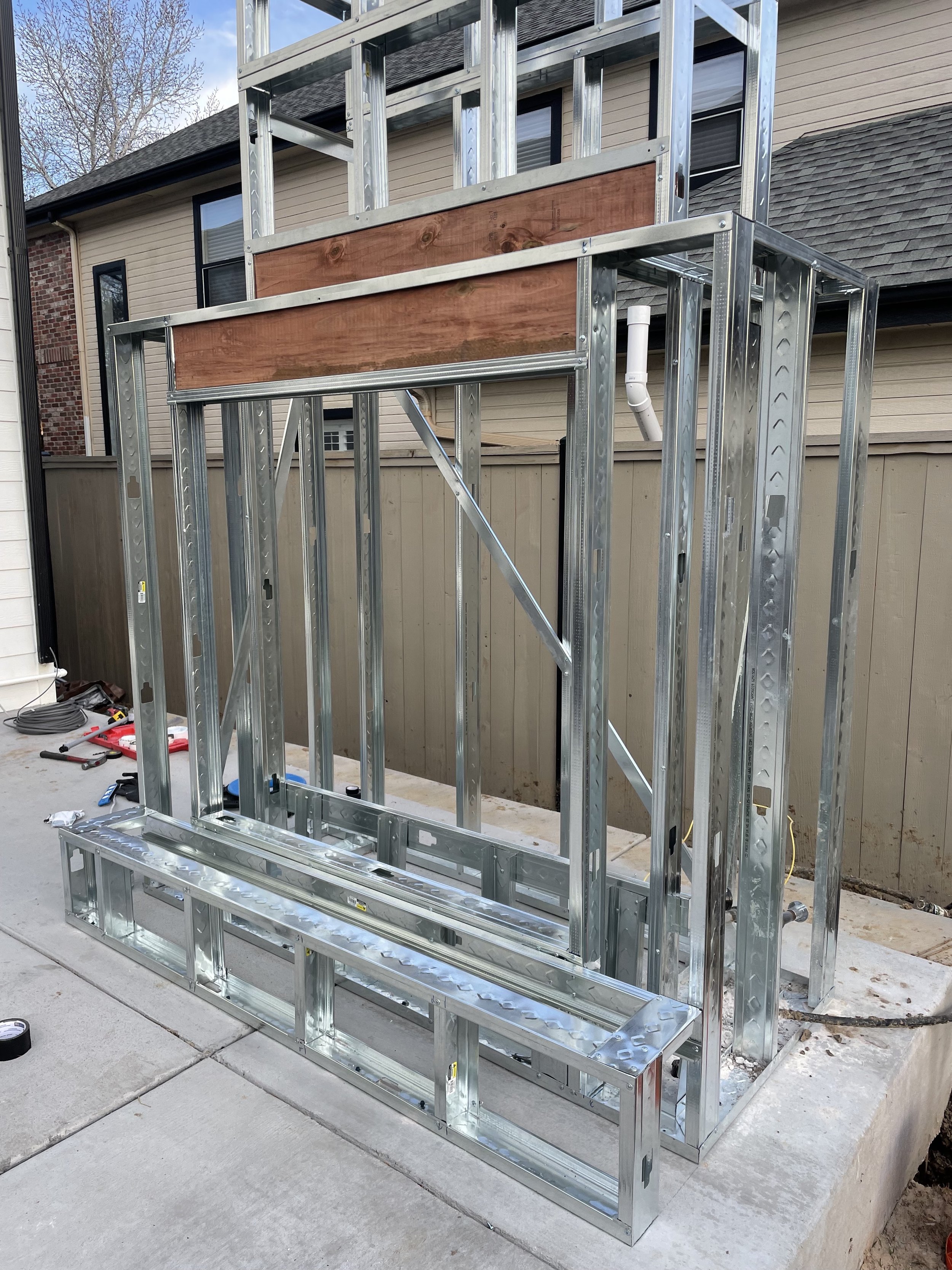 Denver Outdoor Fireplace