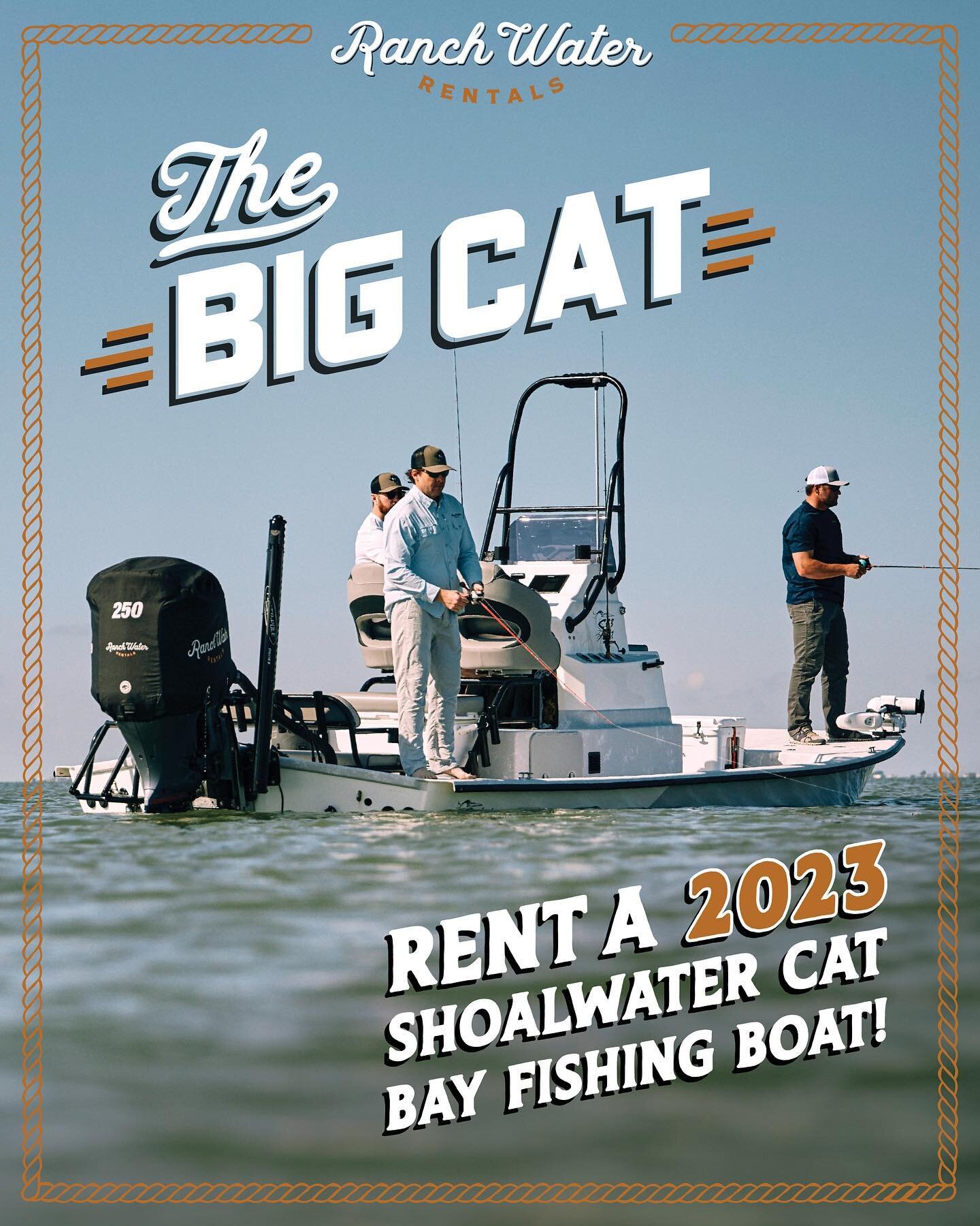 Say howdy to our new line-up of 2023 Shoalwater Big Cats! 🛥️ Each 23&rsquo; bay boat is fully loaded with everything you&rsquo;ll need this summer to create an amazing fishing experience!

The Big Cat is manufactured right here on the Texas Coast an