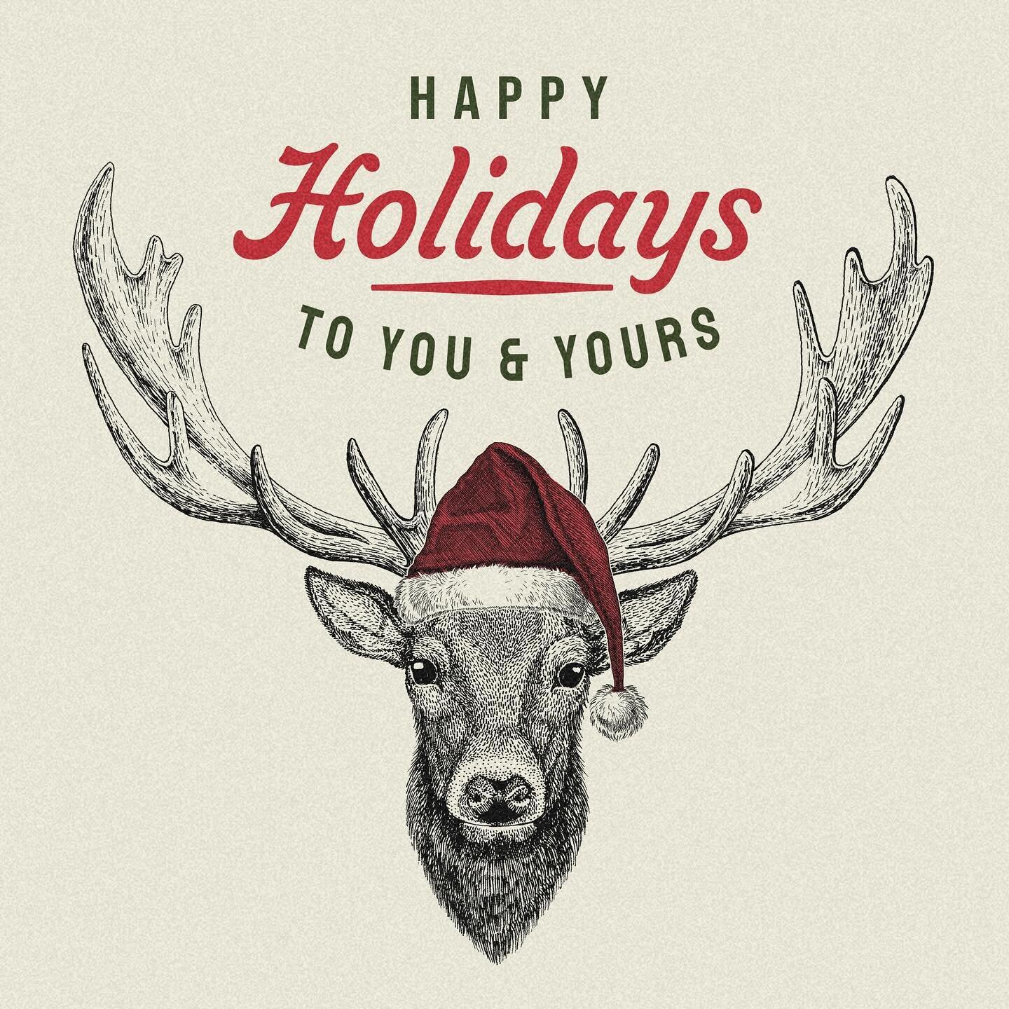 Happy Holidays y&rsquo;all!🎄🦌