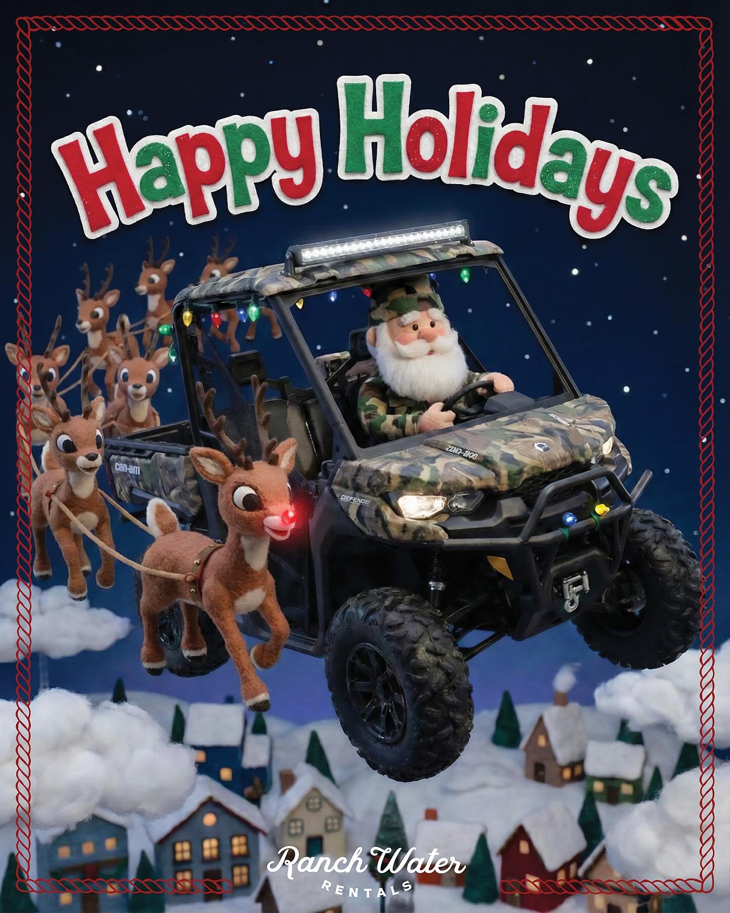 Wishing y&rsquo;all a safe and fun-filled Holiday! 

#ranchwaterrentals 
#ranchwateroutdoors