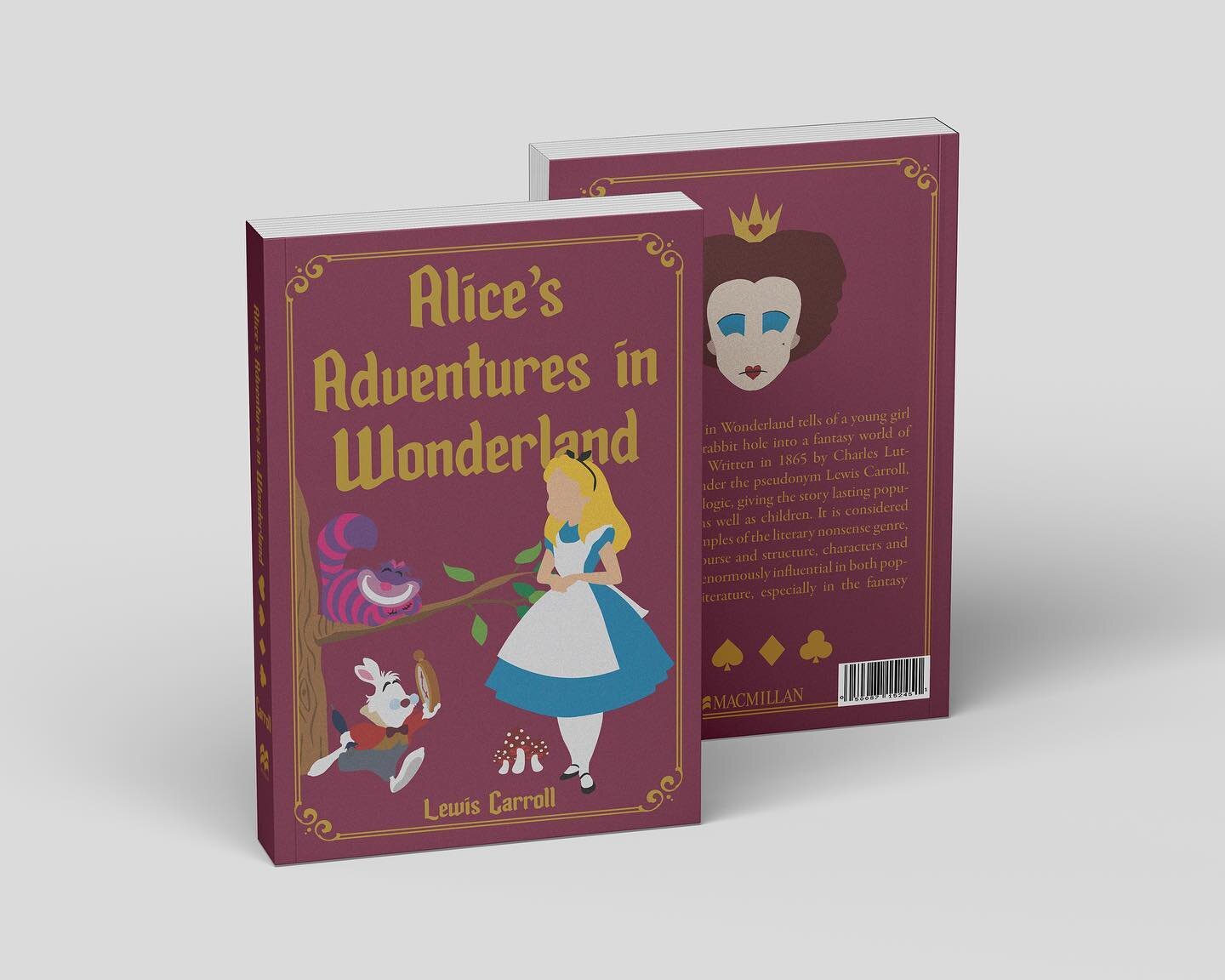 🎶If you go chasing rabbits
And you know you're going to fall,
Tell 'em a hookah smoking caterpillar
Has given you the call&hellip;🎶

Alice&rsquo;s Adventures in Wonderland book design for class 
.
.
.
.
.
.
#book #books #aliceinwonderland #jefferso