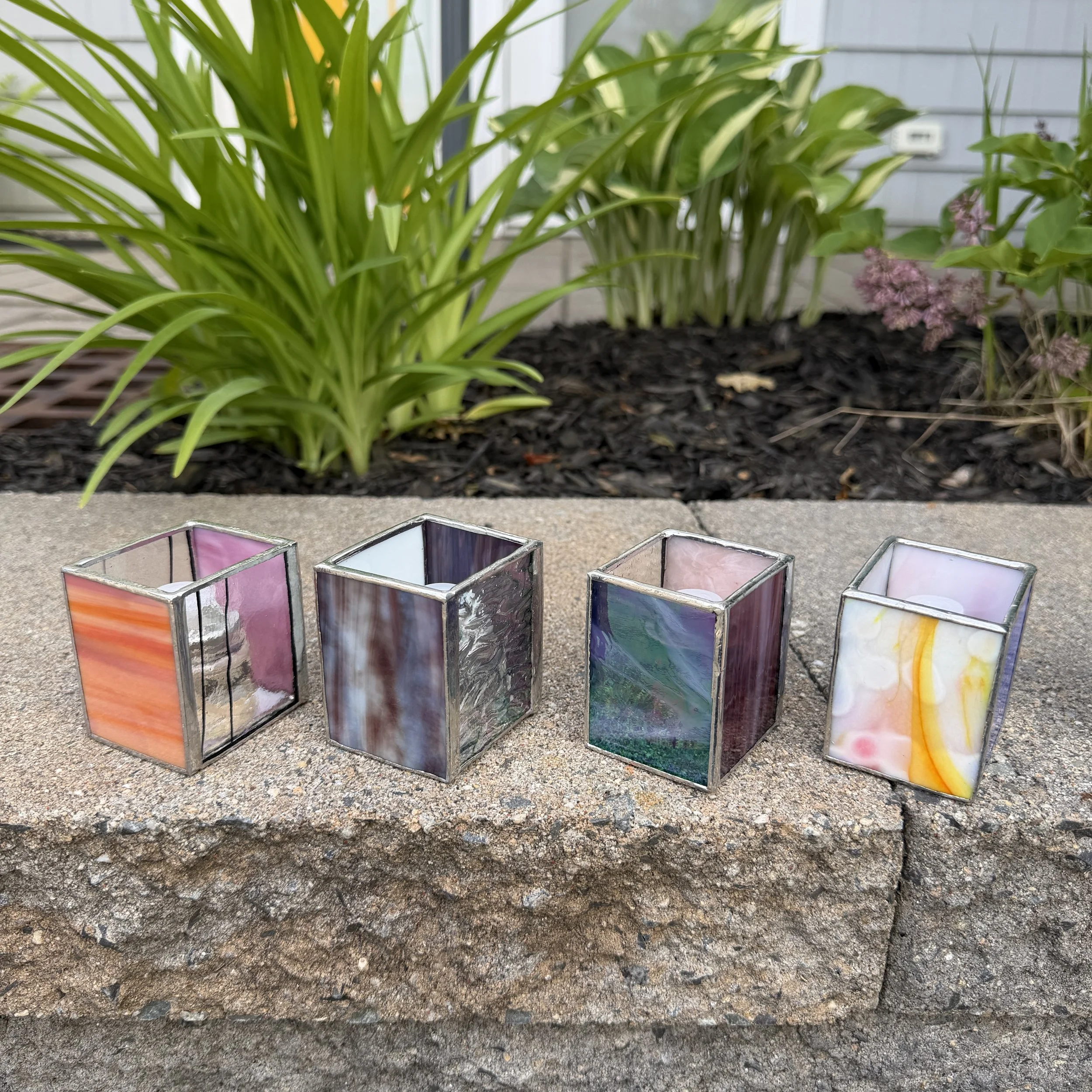 Glass Tea Light Holders
