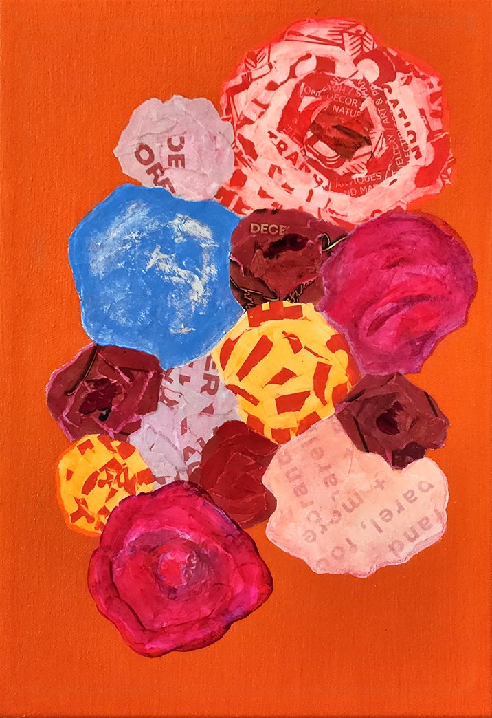 Orange Urban Bloom by Amalia Tagaris