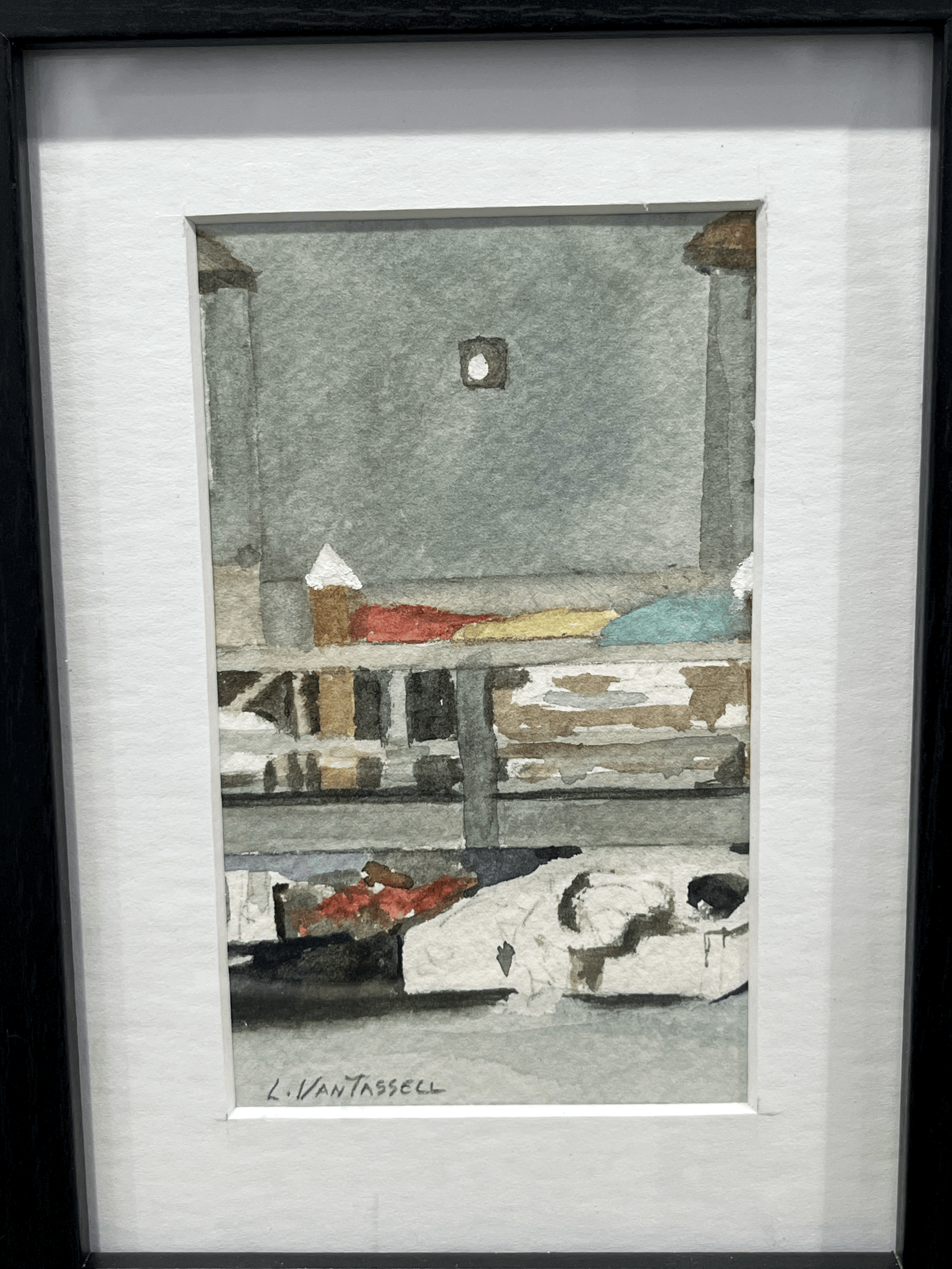 River Club Dock by Linda Van Tassell
