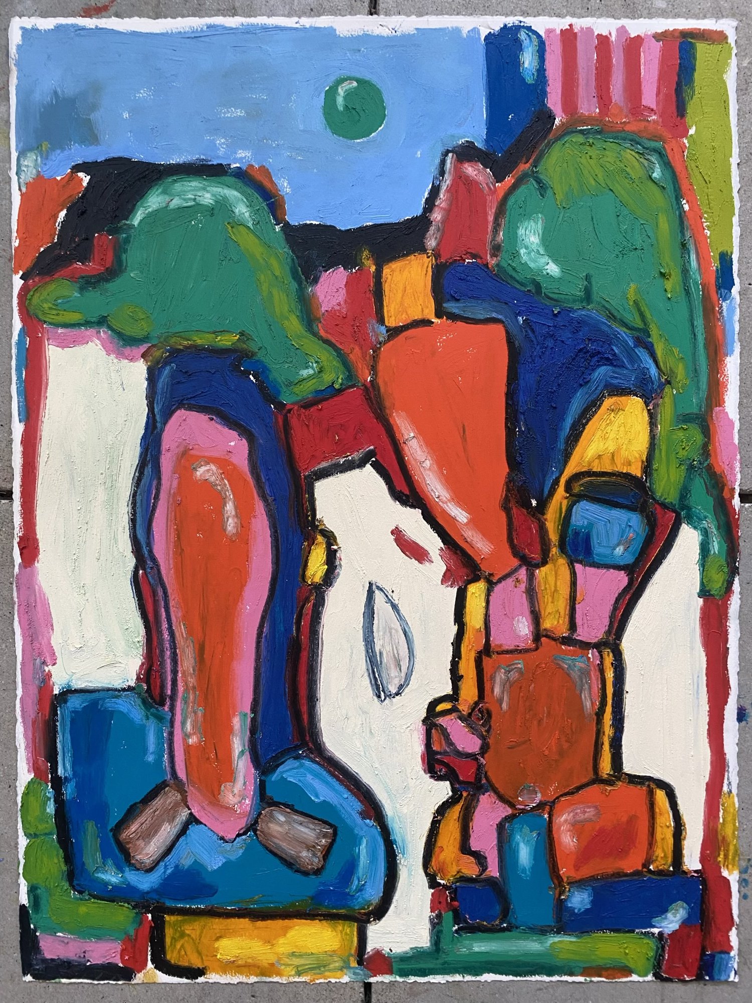 Lindsey Rome, Untitled, 2026,  Oil on Paper