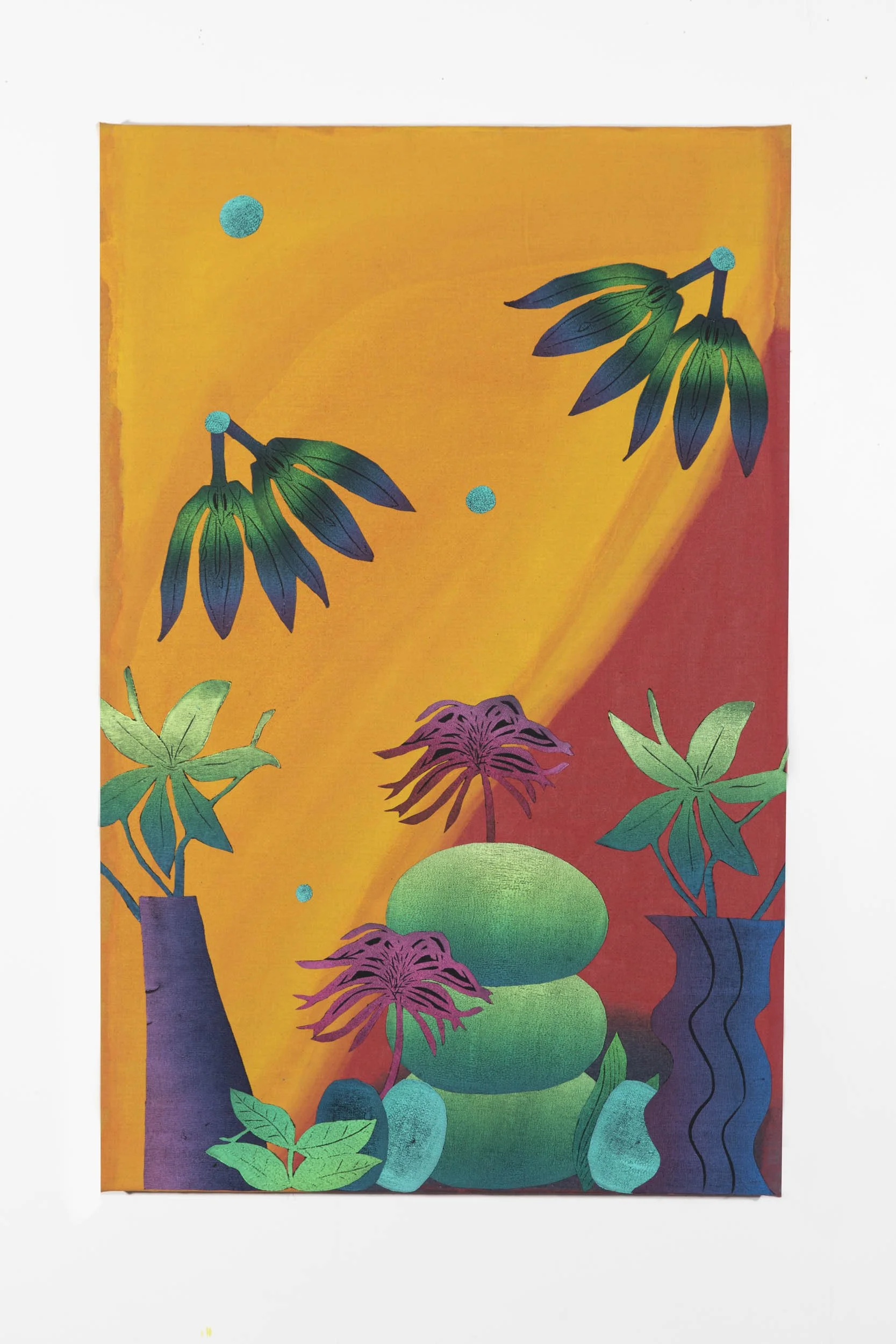 Yanira Vissepo 
 Wild Seed , 2026 
Acrylic, oil relief on linen 
34 x 22 in (86.4 x 55.9 cm)