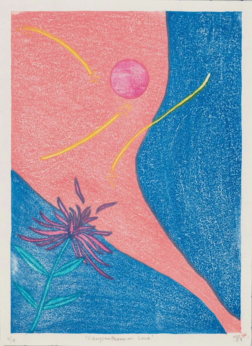 Yanira Vissepo "Chrysanthemum Love" print