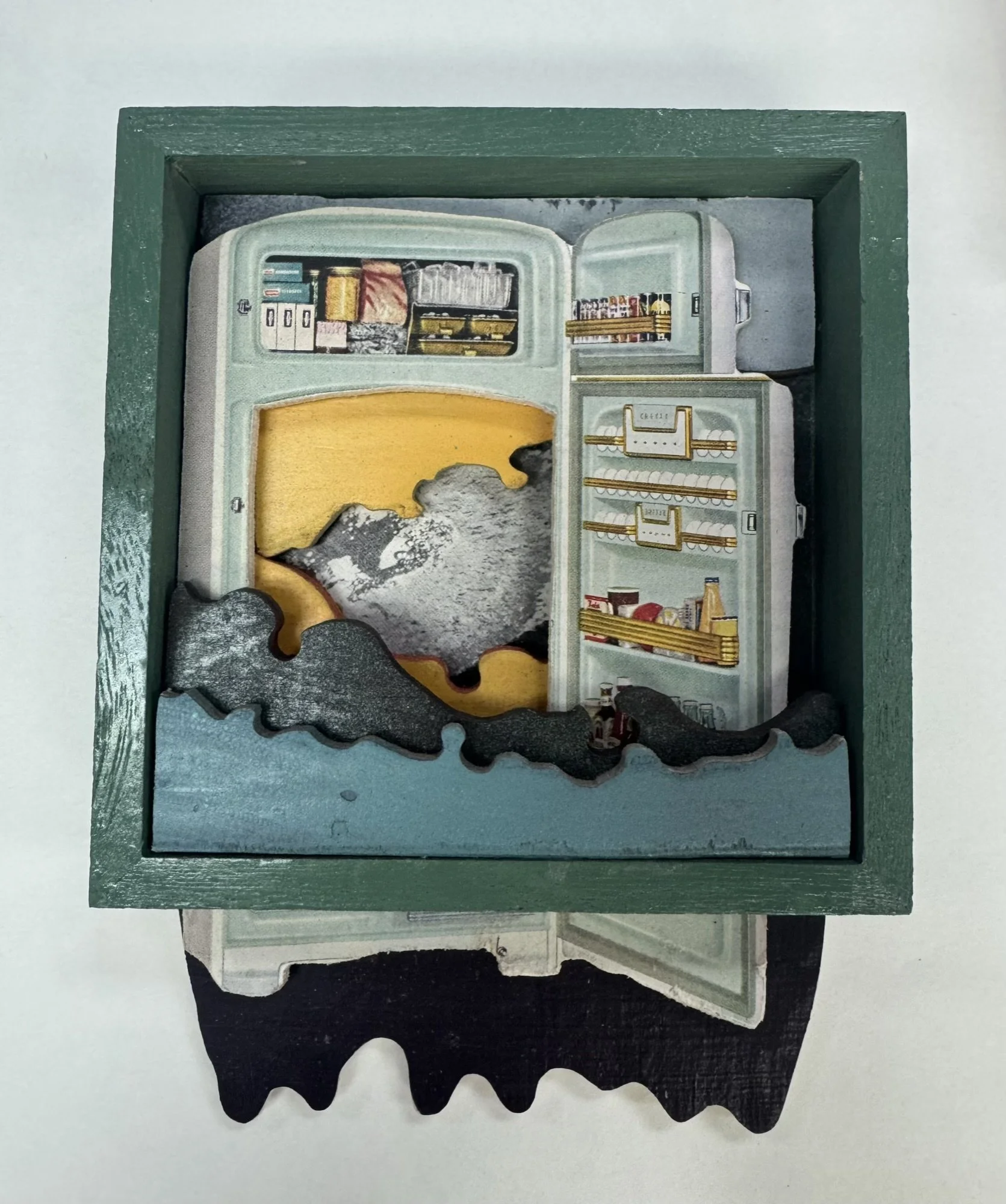 Emily Holt 
 Untitled  
Mixed media on wood 
5 x 5 in (12.7 x 12.7 cm) Approx 
IN10531